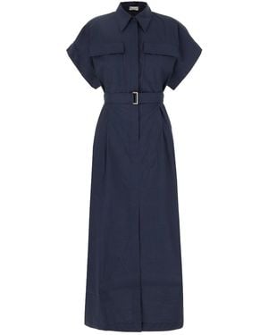 Brunello Cucinelli Clothing Dresses - Blue