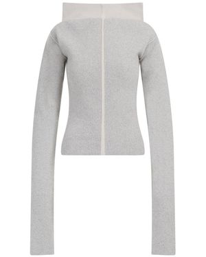 Rick Owens Cowl Pullover - Gray