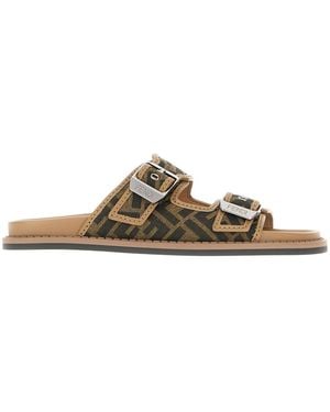 Fendi Shoes Mules - Brown