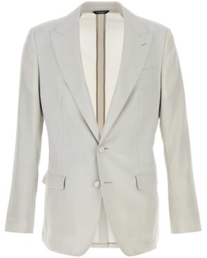 Dolce & Gabbana Dolce & Gabbana Ice Wool Blazer - White
