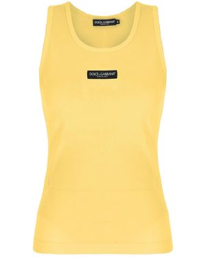 Dolce & Gabbana Dolce&Gabbana Clothing Tops - Yellow