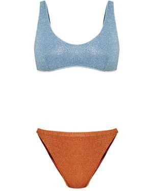 Oséree Two-Tone Bikini - Blue