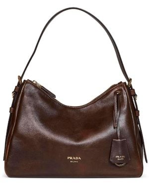 Prada Borse Explore Cocoa Handbag - Brown