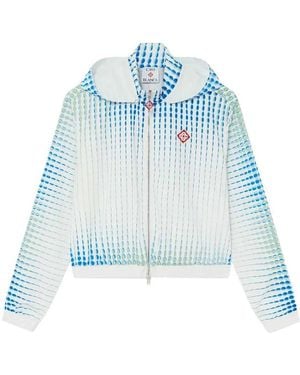 CASABLANCA Hooded Jacket - Blue