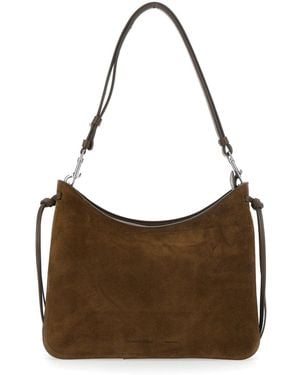 Phoebe Philo 'Gig' Medium Shoulder Bag With Adjustable And Removable Strap And Adjustable Belt - Brown