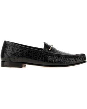 Tom Ford Leather Loafers - Black