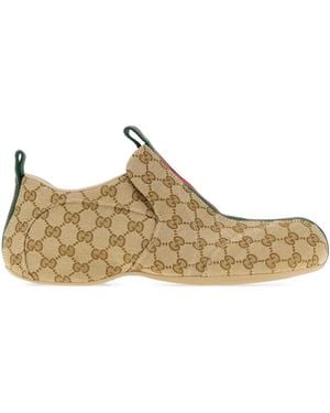 Gucci Gg Fabric Drip Slip Ons - Multicolor