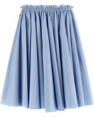Ami Paris Wheel Skirt - Blue