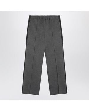 Miu Miu Anthracite Knitted Pants - Gray