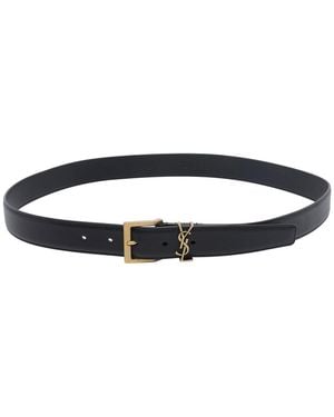 Saint Laurent Cassandre Vadim Belt - Blue