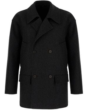 Fendi Clothing Coats - Black