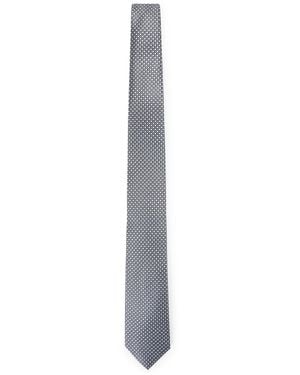 Brioni Midnight Silk Tie - White