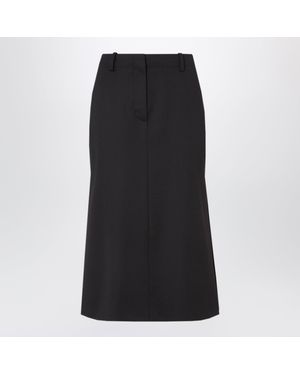 Fendi Grain De Poudre Skirt - Black