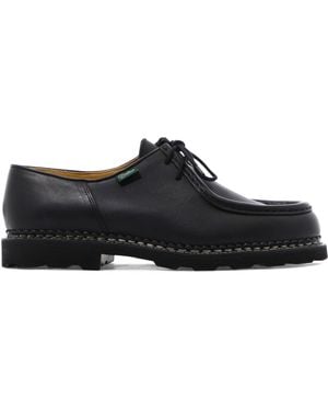 Paraboot "Michael" Lace-Up Loafers - Black