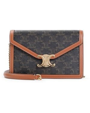 Celine Margo Wallet On Chain - Gray