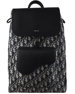 Dior Dior Dior Saddle Backpack - Black