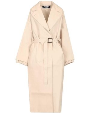 Jacquemus Trapezi Trench Coat - Natural