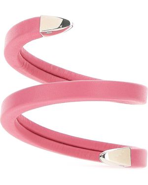 Bottega Veneta Nappa Leather Bracelet - Pink