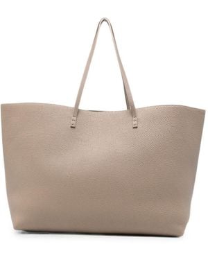Fendi Roll Medium Leather Tote Bag - Natural
