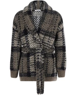 Brunello Cucinelli Knit Cardigan - Gray