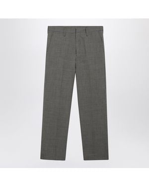 Prada Forest Wool Pants - Gray