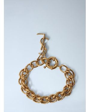 Saint Laurent Rope Bracelet - Blue