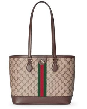Gucci Ophidia Medium Size Shopping Bag - White