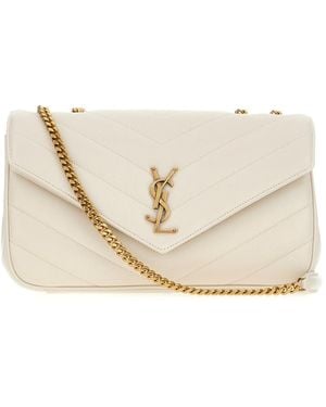 Saint Laurent Bags Shopper Bags - Natural