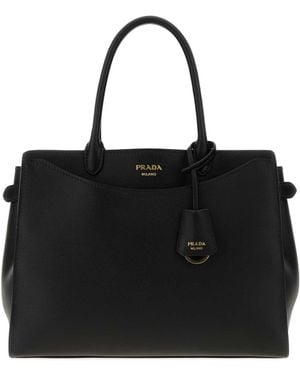Prada Leather Handbag - Black