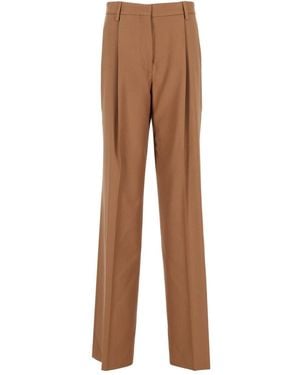 Dries Van Noten Portias Wool Pants - Brown