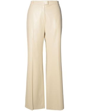 Stand Studio Ivory Polyurethane Blend Pants - Natural
