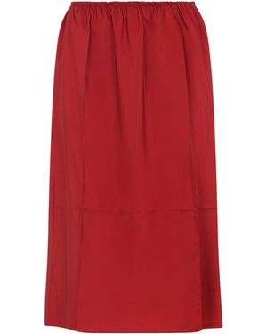 Carven Midi Skirts - Red