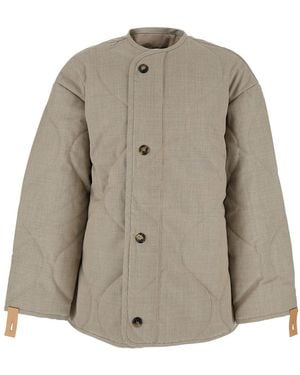 JW Anderson Round Neck Jackets - Natural