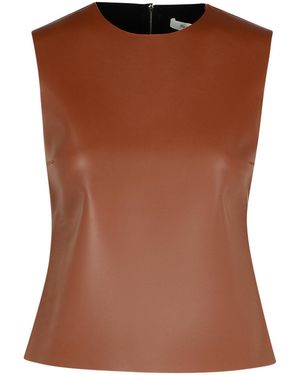 JW Anderson Leather Tank Top - Brown