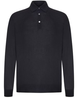 ZEGNA Trofeo Wool Polo Shirt 15Milmil15 - Blue