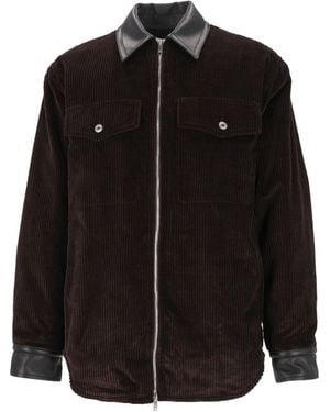 Bottega Veneta Cotton Corduroy Shirt Jacket - Black