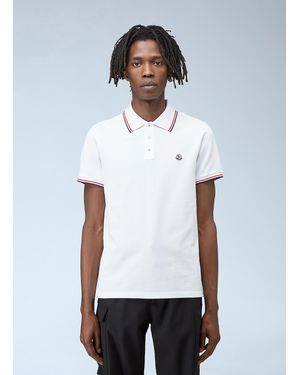 Moncler Logo Polo Shirt - White