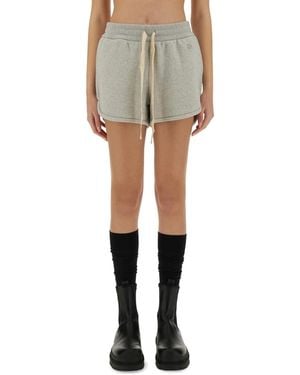 Jil Sander Cotton Terry Shorts - Gray