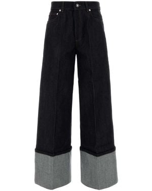 Givenchy Denim Wide-leg Jeans - Black