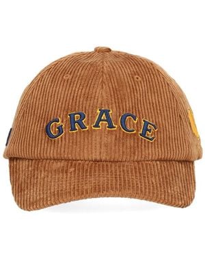 Wales Bonner Cotton Hat - Brown