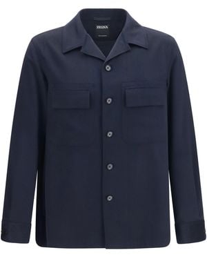 ZEGNA Cashmere Jacket - Blue