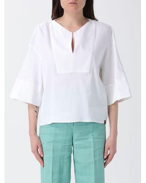 Max Mara Pure Linen And Viscose Blouse - White