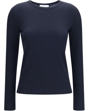 Max Mara Ribbed Long-Sleeve Sweater - Blue