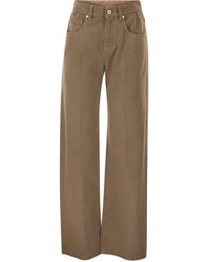 Brunello Cucinelli Contemporary Loose Pants - Natural