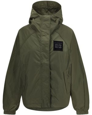 Ganni Waterproof Jacket - Green