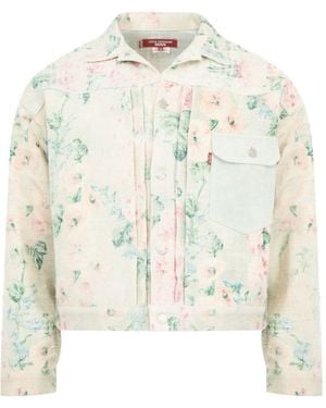 Junya Watanabe Printed Jacket - White