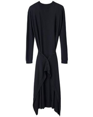 Lemaire Wool Blend Long Dress - Blue