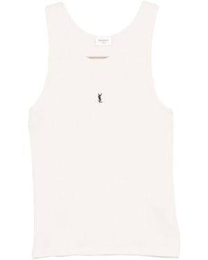 Women's Saint Laurent Sleeveless and tank tops | Lyst