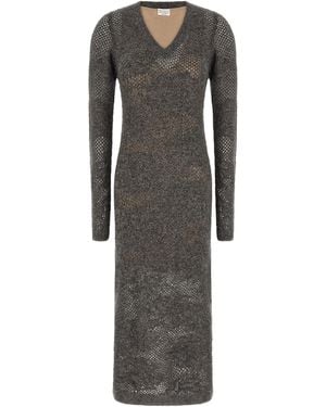 Brunello Cucinelli Nylon Casual Dress - Gray