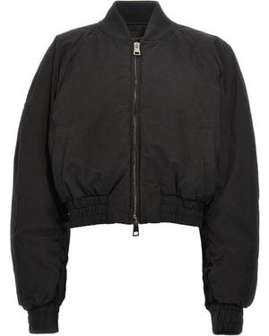 ANDAMANE Cotton Bomber - Black